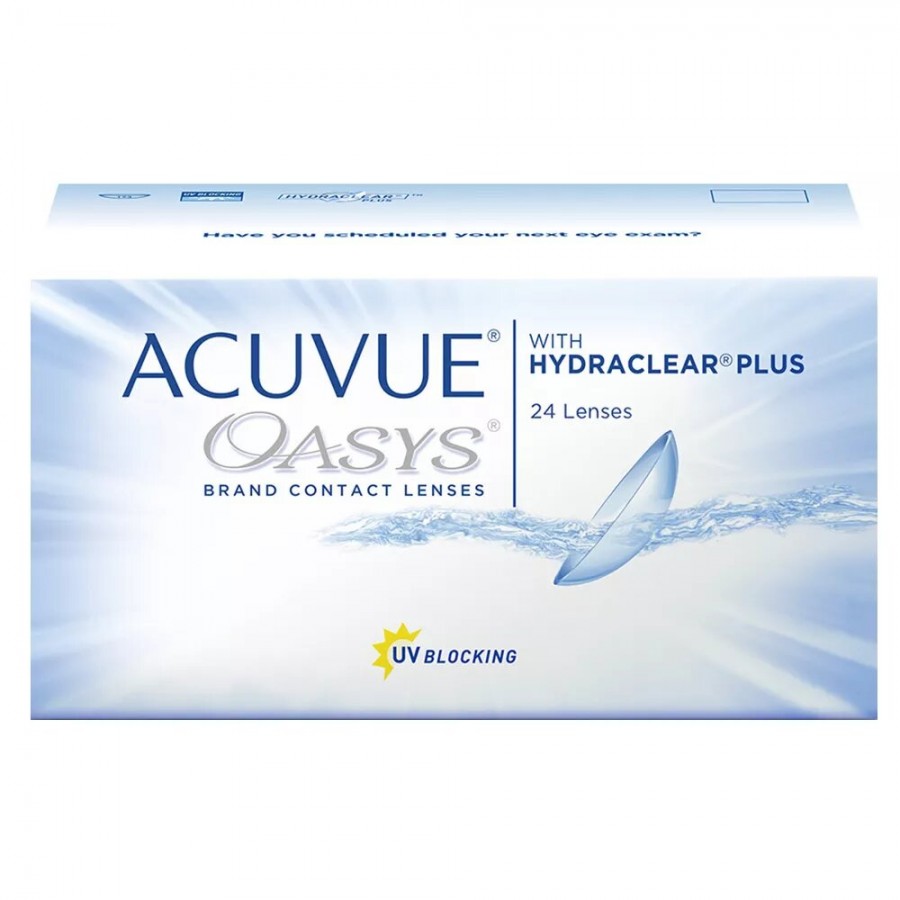 ACUVUE OASYS HydraClear Plus (24 блистера)