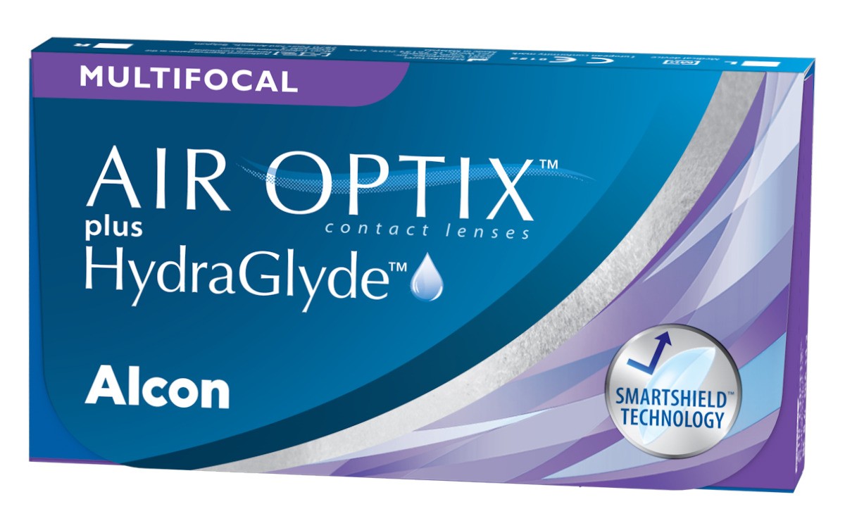 Air Optix plus HydraGlyde MULTIFOCAL (3 шт)